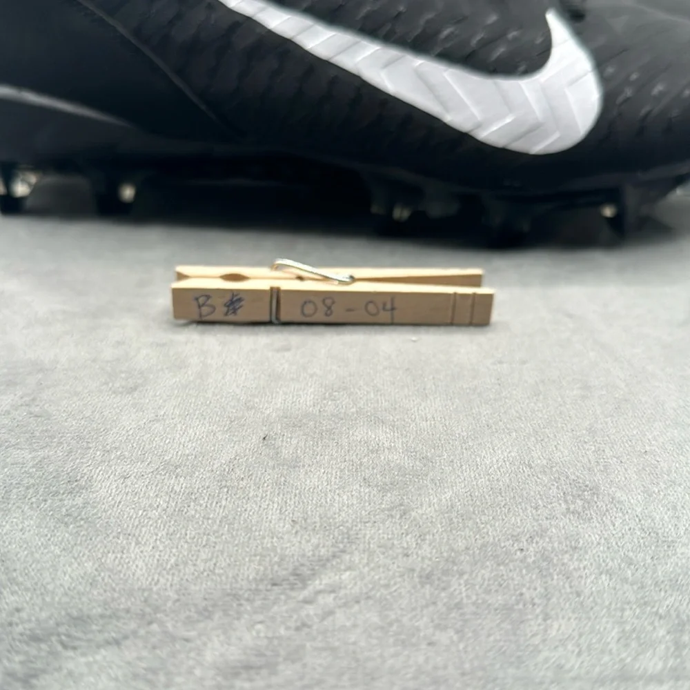 Nike Alpha Menace Pro 2 Shoes Low Football Cleats Men’s‎ 12 Black White